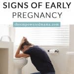 There are times when our body will tell us we are pregnant before those two little lines show up on a test. Here are some of the more common signs of early pregnancy you might see before you get a positive pregnancy test.