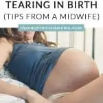 Perineal tearing one of the most common fears of pregnant women, but there are ways you can prevent tearing in birth. Use these methods as shared by an experienced midwife to help you avoid perineal tearing regardless of the size of you or your baby.