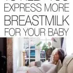 Pumping breastmilk is a skill, it's not the easiest thing in the world to do so any advice can be welcome. Here's a few tips for how you can express more breastmilk in each pump and make your sessions more effective.