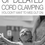 There are so many benefits to delayed cord clamping yet we still have to actively state this is what we want in our birth experience. Here's why you should advocate for delayed cord clamping and make it part of your birth plan.