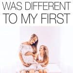 We know all pregnancies are different, but I wasn't prepared for how much my second pregnancy was different to my first. In both good and challenging ways.