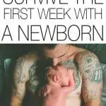There's no denying the first week with a newborn is tough. These are some things you can do to make that first week easier and less stressful for you and your babe.