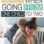 Everyone will tell you that going from one child to two is a big challenge, and I expected it to be hard, but here's what I found with the transition.