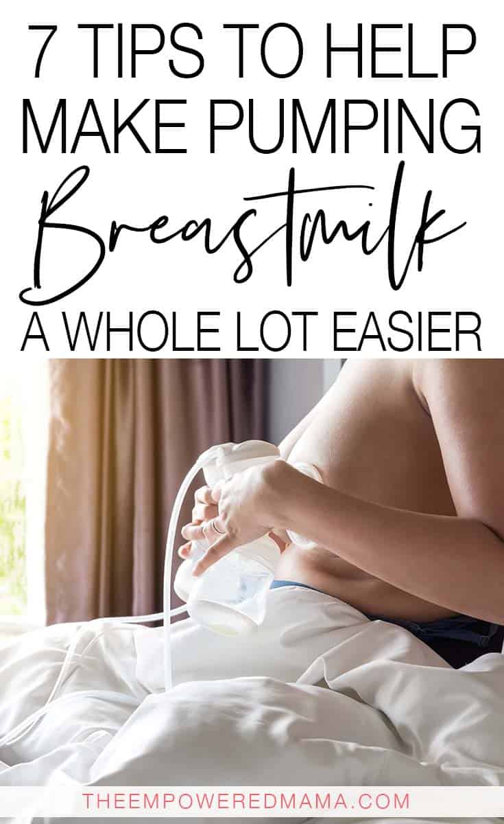 Pumping breastmilk is a skill and takes a little time to master. It can be difficult if you're not quite sure what you're doing or if you haven't had the right support. Here's some tips for how you can make pumping breastmilk easier (and more effective). 