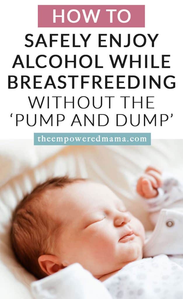 How To Safely Enjoy Alcohol While Breastfeeding.. Without The 'Pump And